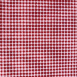 Rund voksdug 140 cm Rd/Hvid Ternet  Au Maison