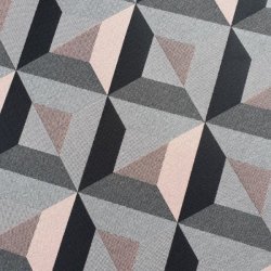 Rund tekstildug 139 cm Gr Grafik Rosa