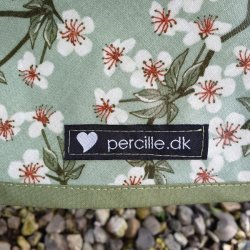 Au Maison Rund Voksdug Amalie Grn 140 cm med Kantebnd