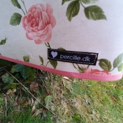 Rund voksdug �139 cm Rosa Roser