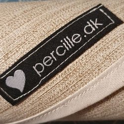 Rund voksdug 158 cm Beige Retro