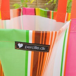 Taske Emily Mexico Stribet Voksdug