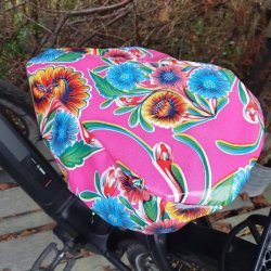 Cykelsadelovertr�k Margit Nicoline Pink