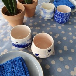 Au Maison Voksdug Bobbi Lys Bl Prikker