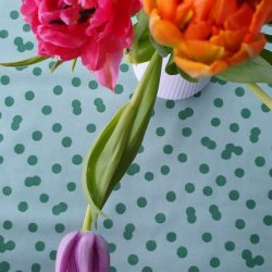 skab ny energi med en gr�n prikket voksdug