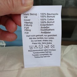 Pudefyld til Pudebetrk 50 x 50 cm