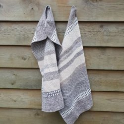 Jaquard Strikket �kologisk H�ndkl�de Sand