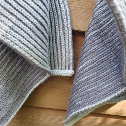 Ribstrikket Karklud og Spaklud Almuebl