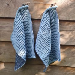 Ribstrikket Karklud og Spaklud Almuebl