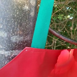 Brneforklde Voksdug Rd Ensfarvet