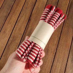 Karklude Stribede Rde - 2 stk