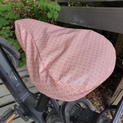 Cykelsadelovertr�k Margit Belle Fleur Rosa