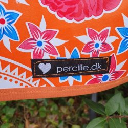 Rund voksdug 117 cm Rosario Orange