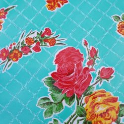 Rund voksdug med Elastik Mint 120 cm