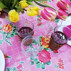 Taske Pink Petunia til Elcykelbatteri 