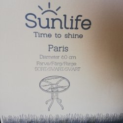 Rund Voksdug Elastik Au Maison Gr Strib OUTLET 60 cm