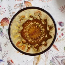 Rund tekstildug 139 cm Orange Lilla Gul