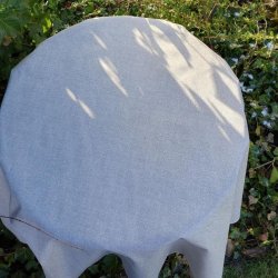 Rund tekstildug 139 cm Lys Hr