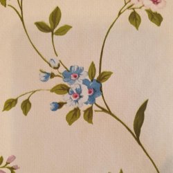 Rund voksdug med elastik 60 cm Outlet Michelle Blomst