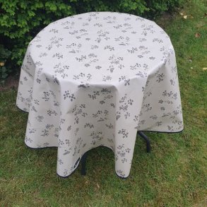 Au Maison Voksdug Alberte Bl Rund 140 cm med Kantebnd