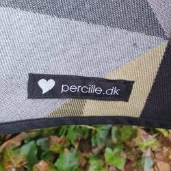 Rund tekstildug 139 cm Gr Grafik Oliven