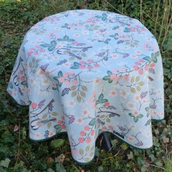  Rund tekstildug 120 cm Japansk Pastel