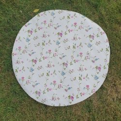 Rund voksdug med elastik 60 cm Outlet Michelle Blomst