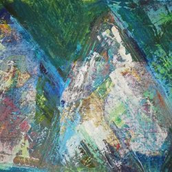 Skibe p vandet 40 x 80 cm