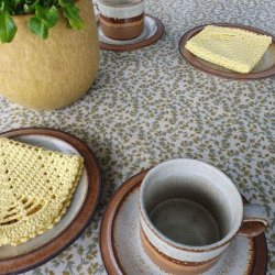 Voksdug Au Maison Fiona Yellow 140 cm