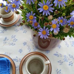 Au Maison Voksdug Alberte French Blue 140 cm