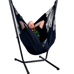 sk�nt stativ med �kologisk sort h�ngestol