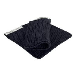 st med 2 stk sorte grydelapper