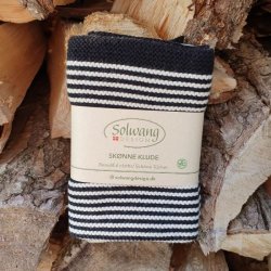 Karklude Stribede Sorte - 2 stk