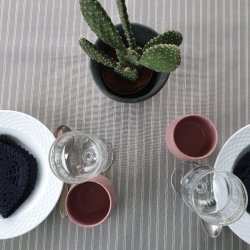 Voksdug Almue Gr Striber Au Maison