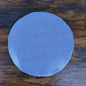 Rund Voksdug Elastik Au Maison Bl Strib 140 cm