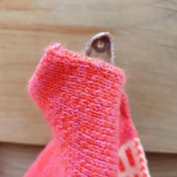 Jaquard Strikket �kologisk H�ndkl�de Flamingo