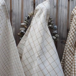 Viskestykke Mix Beige Khaki Ternet