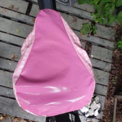Cykelsadelovertr�k Margit Pink med Tern