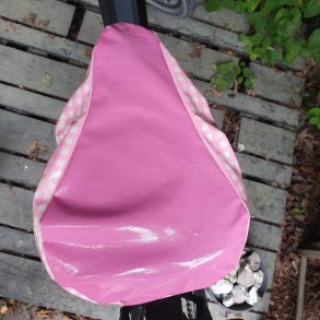 Cykelsadelovertr�k Margit Pink med Tern