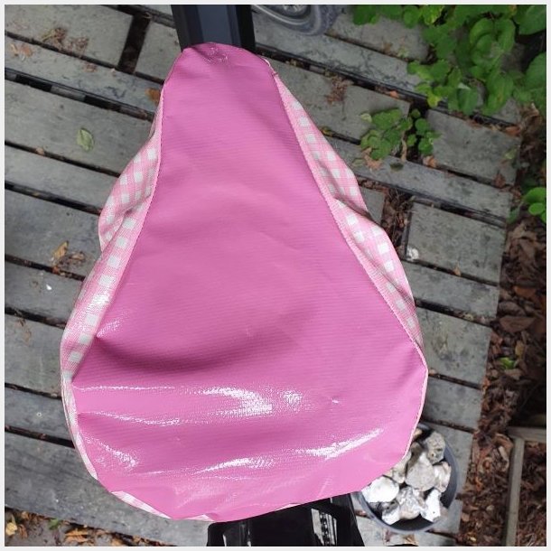 Cykelsadelovertr�k Margit Pink med Tern