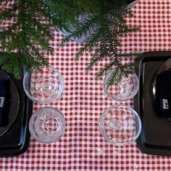 Rund voksdug 120 cm Rd Tern