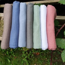 Vaffelvvet Grnt Viskestykke Iceberg Green