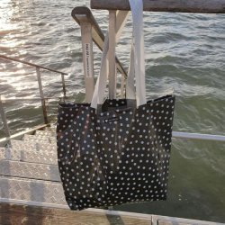 sort vandafvisende voksdugtaske