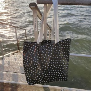 sort vandafvisende voksdugtaske