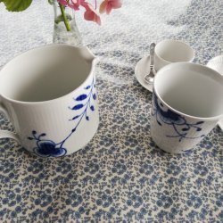 Voksdug Betty Off White Rund 120 cm