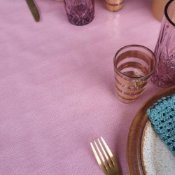 Voksdug Rosa Prikker Candy 140 cm Au Maison 