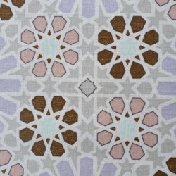 Voksdug Alhambra Lys Lavendel, Brun og Lys Gr 142 cm 