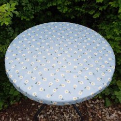 Rund voksdug med elastik 60 cm Marguerit