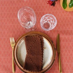 Voksdug Odine Stvet Rosa 140 cm