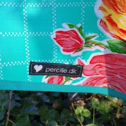 Rund voksdug 120 cm Mintgrn Rosendal